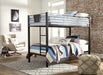 Dinsmore Bunk Bed with Ladder - Yulissa Home Furnishings (NJ)