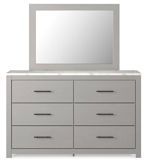 Cottonburg Dresser and Mirror - Yulissa Home Furnishings (NJ)