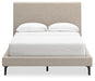 Cielden Upholstered Bed with Roll Slats - Yulissa Home Furnishings (NJ)