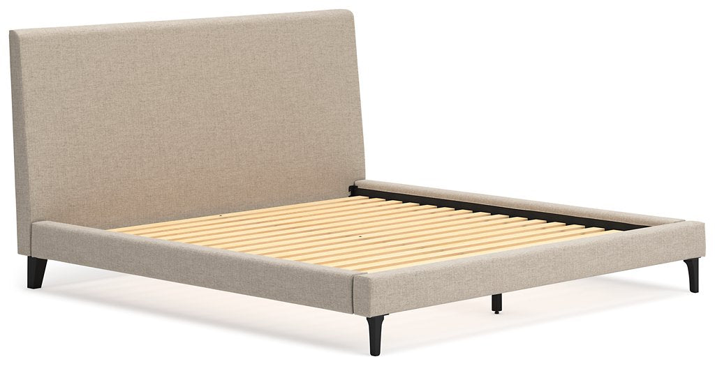 Cielden Upholstered Bed with Roll Slats - Yulissa Home Furnishings (NJ)