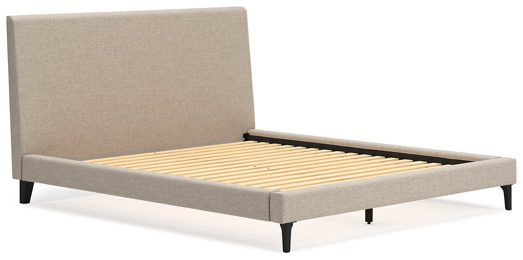 Cielden Upholstered Bed with Roll Slats - Yulissa Home Furnishings (NJ)