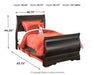 Huey Vineyard Youth Bed - Yulissa Home Furnishings (NJ)