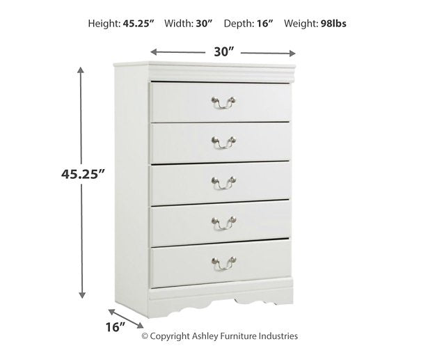 Anarasia Chest of Drawers - Yulissa Home Furnishings (NJ)