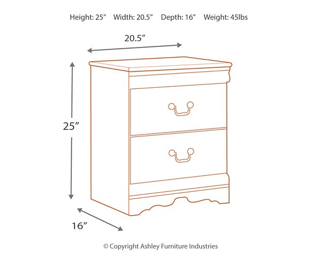 Anarasia Nightstand - Yulissa Home Furnishings (NJ)