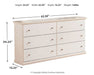 Bostwick Shoals Dresser and Mirror - Yulissa Home Furnishings (NJ)