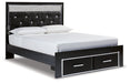 Kaydell Upholstered Panel Storage Bed - Yulissa Home Furnishings (NJ)