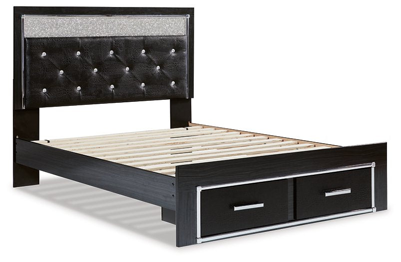 Kaydell Upholstered Panel Storage Bed - Yulissa Home Furnishings (NJ)