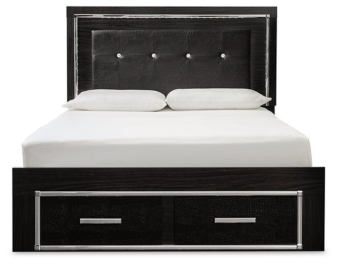 Kaydell Upholstered Bed with Storage - Yulissa Home Furnishings (NJ)