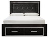 Kaydell Upholstered Bed with Storage - Yulissa Home Furnishings (NJ)