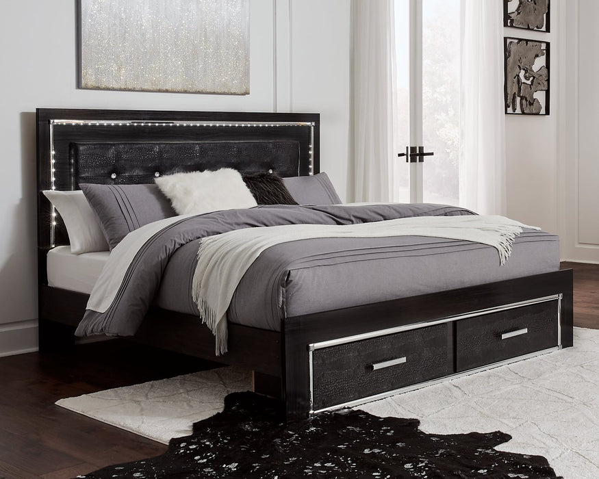 Kaydell Upholstered Bed with Storage - Yulissa Home Furnishings (NJ)