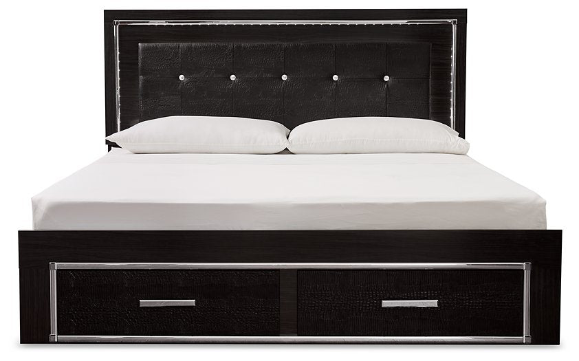 Kaydell Upholstered Bed with Storage - Yulissa Home Furnishings (NJ)