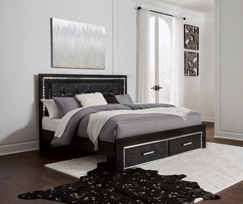 Kaydell Upholstered Bed with Storage - Yulissa Home Furnishings (NJ)