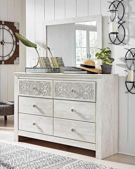 Paxberry Dresser and Mirror - Yulissa Home Furnishings (NJ)