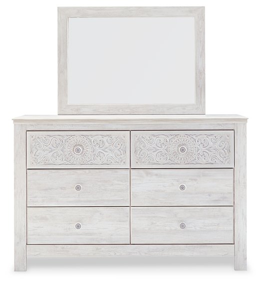 Paxberry Dresser and Mirror - Yulissa Home Furnishings (NJ)