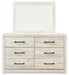 Cambeck Dresser and Mirror - Yulissa Home Furnishings (NJ)