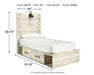 Cambeck Bed with 4 Storage Drawers - Yulissa Home Furnishings (NJ)