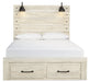 Cambeck Bed with 2 Storage Drawers - Yulissa Home Furnishings (NJ)