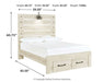 Cambeck Bed with 2 Storage Drawers - Yulissa Home Furnishings (NJ)