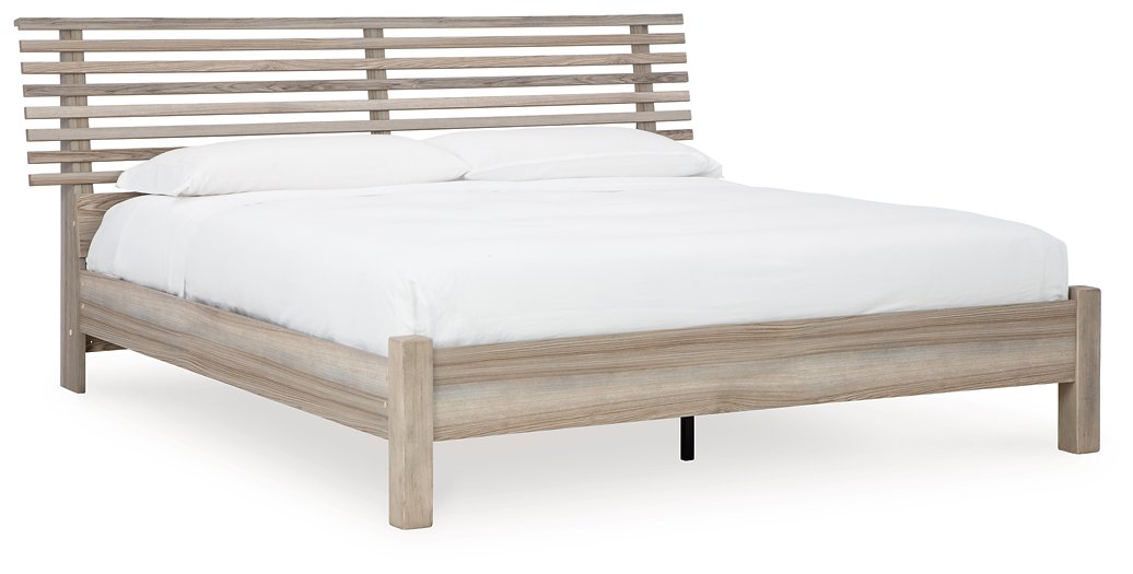 Hasbrick Slat Bed - Yulissa Home Furnishings (NJ)