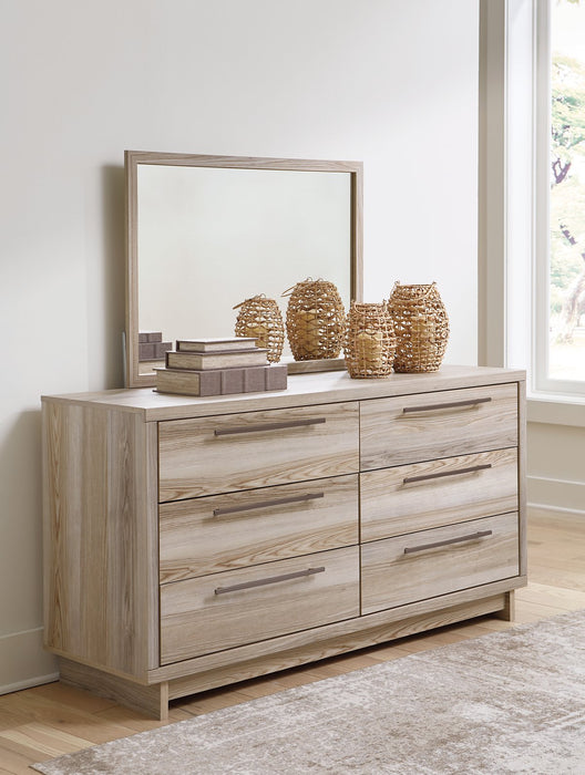 Hasbrick Dresser and Mirror - Yulissa Home Furnishings (NJ)