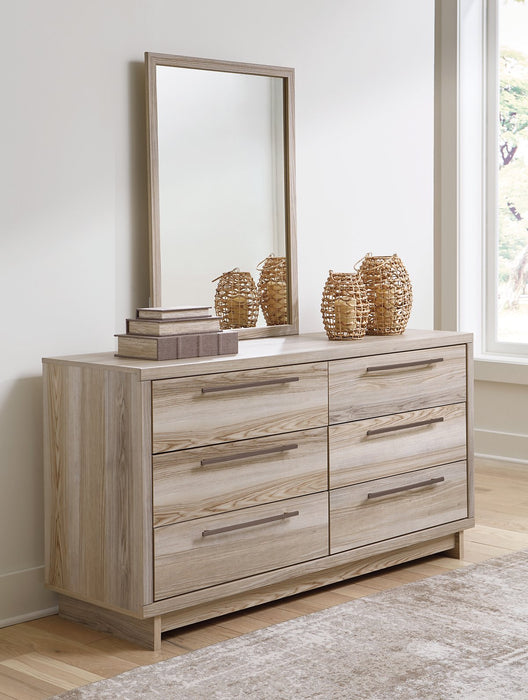 Hasbrick Dresser and Mirror - Yulissa Home Furnishings (NJ)