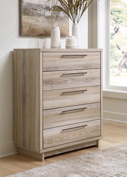 Hasbrick Wide Chest of Drawers - Yulissa Home Furnishings (NJ)