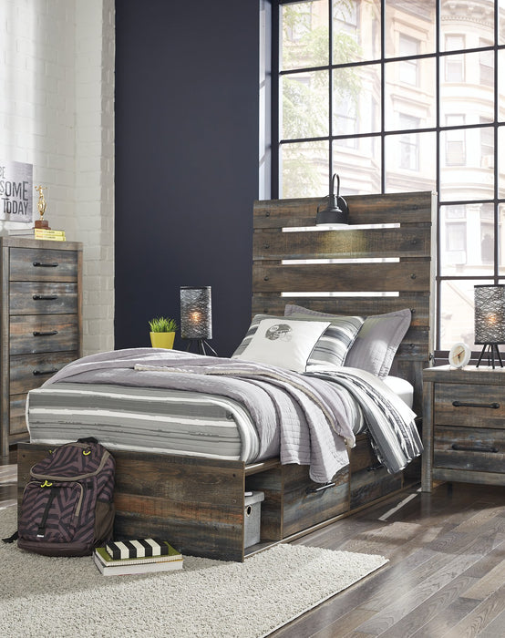 Drystan Bed with 4 Storage Drawers - Yulissa Home Furnishings (NJ)