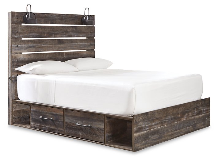 Drystan Bed with 4 Storage Drawers - Yulissa Home Furnishings (NJ)