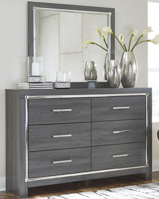 Lodanna Dresser and Mirror - Yulissa Home Furnishings (NJ)