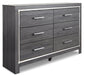 Lodanna Dresser and Mirror - Yulissa Home Furnishings (NJ)