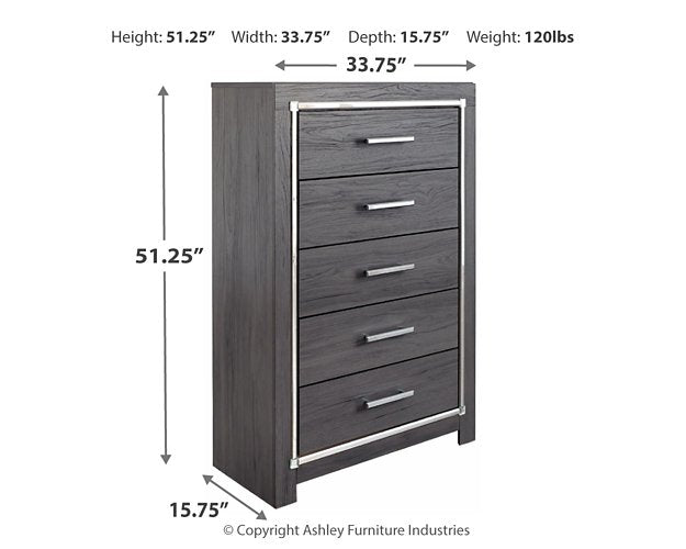 Lodanna Chest of Drawers - Yulissa Home Furnishings (NJ)