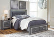 Lodanna Bed with 2 Storage Drawers - Yulissa Home Furnishings (NJ)