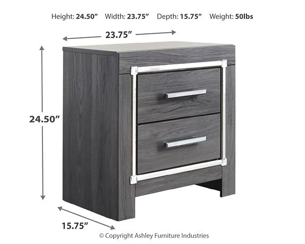 Lodanna Nightstand - Yulissa Home Furnishings (NJ)