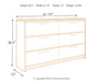 Baystorm Dresser and Mirror - Yulissa Home Furnishings (NJ)