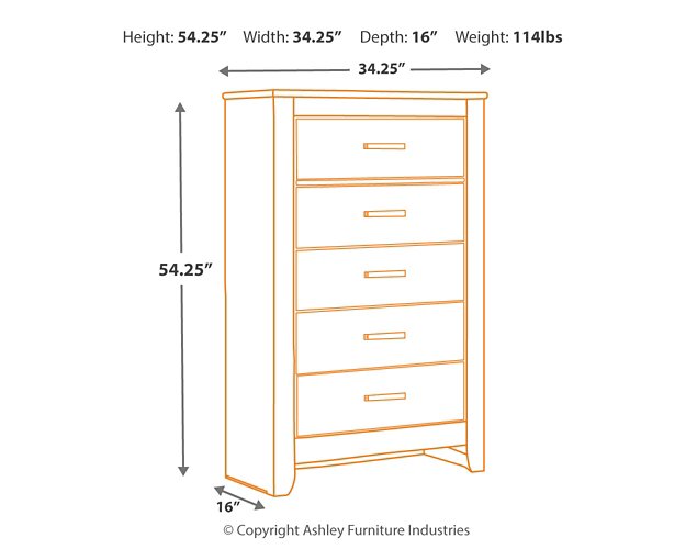 Brinxton Chest of Drawers - Yulissa Home Furnishings (NJ)