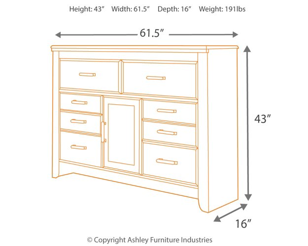 Juararo Dresser - Yulissa Home Furnishings (NJ)