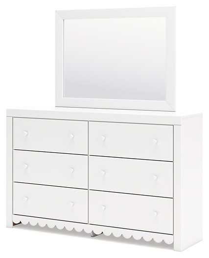 Mollviney Dresser and Mirror - Yulissa Home Furnishings (NJ)