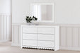 Mollviney Dresser and Mirror - Yulissa Home Furnishings (NJ)