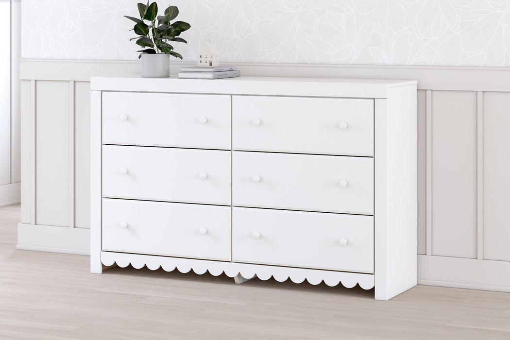 Mollviney Dresser and Mirror - Yulissa Home Furnishings (NJ)