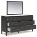 Cadmori Dresser and Mirror - Yulissa Home Furnishings (NJ)