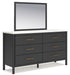 Cadmori Dresser and Mirror - Yulissa Home Furnishings (NJ)