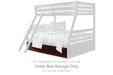 Halanton Youth Bunk Bed with 1 Large Storage Drawer - Yulissa Home Furnishings (NJ)