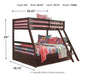 Halanton Youth Bunk Bed with 1 Large Storage Drawer - Yulissa Home Furnishings (NJ)