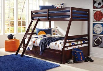 Halanton Youth Bunk Bed with 1 Large Storage Drawer - Yulissa Home Furnishings (NJ)