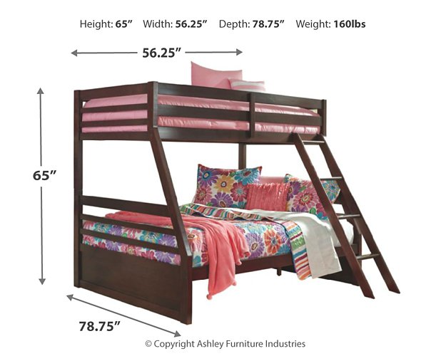 Halanton Youth Bunk Bed - Yulissa Home Furnishings (NJ)