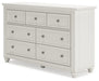 Grantoni Dresser and Mirror - Yulissa Home Furnishings (NJ)