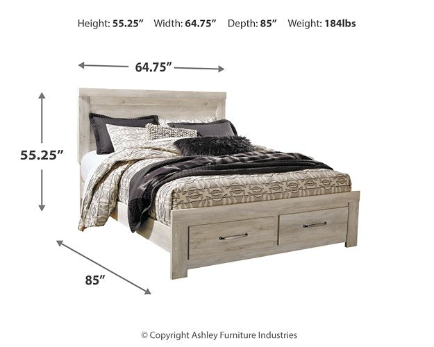 Bellaby Bed with 2 Storage Drawers - Yulissa Home Furnishings (NJ)