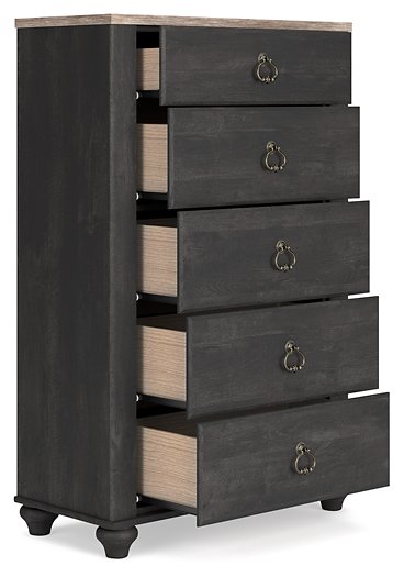 Nanforth Chest of Drawers - Yulissa Home Furnishings (NJ)