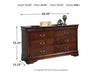 Alisdair Dresser and Mirror - Yulissa Home Furnishings (NJ)