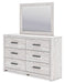 Cayboni Dresser and Mirror - Yulissa Home Furnishings (NJ)